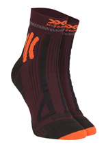 Skarpety X-Socks Trail Run Energy 4.0 czerwono-pomarańczowo-czarne