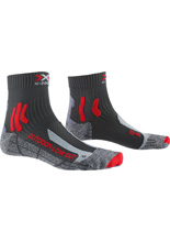 Skarpety X-Socks Trek Outdoor Low Cut 4.0 szaro-czerwone