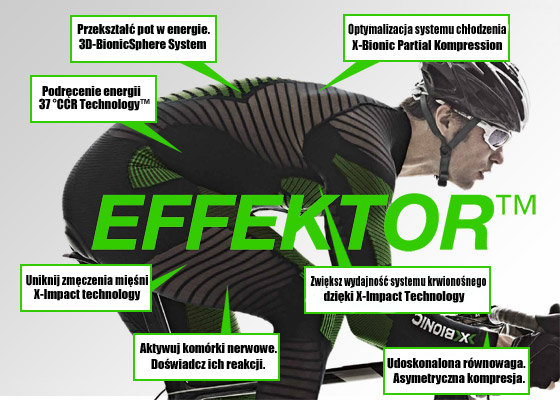 Technologie effektor x-bionic