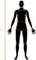 rozmiarówka damskich spodni x-bionic w pasie