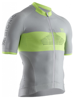 Koszulka męska X-Bionic Invent 4.0 Bike Race Zip szara