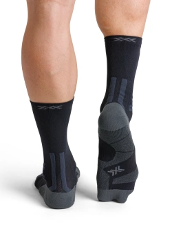Skarpety termoaktywne X-Socks TrailRun Discover Crew czarno-szare