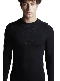 Koszulka termoaktywna X-Bionic Mightywool długim rękawem czarna