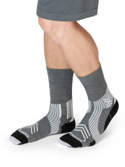 Skarpety termoaktywne X-Socks Run Expert Silk Merino Crew szare