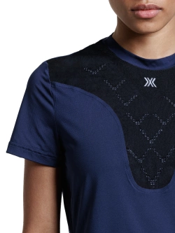 Koszulka termoaktywna damska z krótkim rękawem X-Bionic Corefusion Run niebieska