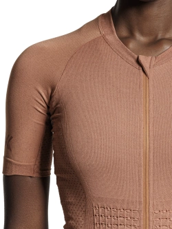 Koszulka termoaktywna damska X-Bionic XCeed Ride kolarska z krótkim rękawem pomarańczowa