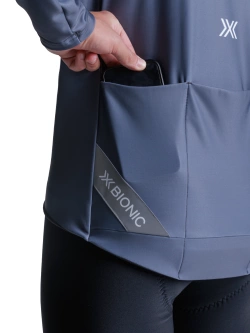 Koszulka termoaktywna z długim rękawem X-Bionic Corefusion Ride Warm czarno-szara