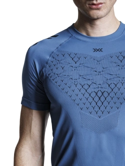 Koszulka termoaktywna z krótkim rękawem X-Bionic Twyce Run niebieska