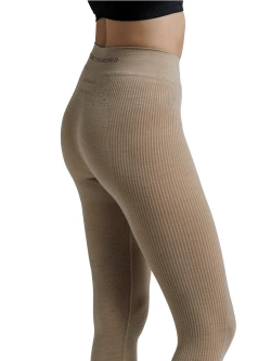 Legginsy termoaktywne damskie X-Bionic Mightywool beżowe