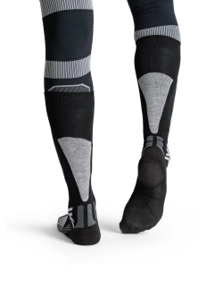 Skarpety termoaktywne damskie X-Socks Ski Discover OTC szaro-czarne
