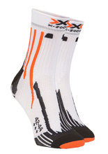Skarpety X-Socks Run Speed Two 4.0 biało-pomarańczowo-czarne