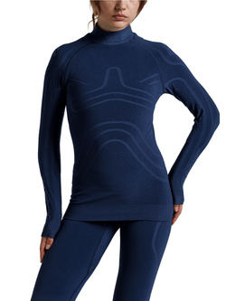 Koszulka termoaktywna damska X-Bionic Heatloop z długim rękawem granatowa