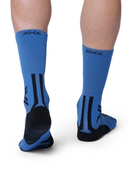 Skarpety termoaktywne X-Socks Trailrun Perform Crew niebiesko-czarne