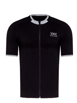 Koszulka męska X-Bionic Invent 4.0 Bike Race Zip czarna
