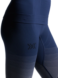 Koszulka termoaktywna z długim rękawem damska X-Bionic Invent FX niebiesko-szara