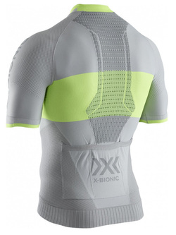 Koszulka męska X-Bionic Invent 4.0 Bike Race Zip szara