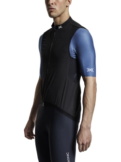 Kamizelka termoaktywna X-Bionic Spherewind rowerowa czarna