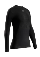 Koszulka termoaktywna damska X-Bionic Mightywool z długim rękawem czarna