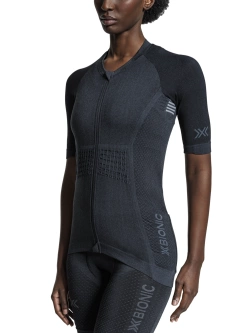Koszulka termoaktywna damska X-Bionic XCeed Ride kolarska z krótkim rękawem pomarańczowa