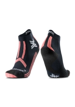 Skarpety termoaktywne damskie X-Socks TrailRun Discover Ankle czarno-różowe