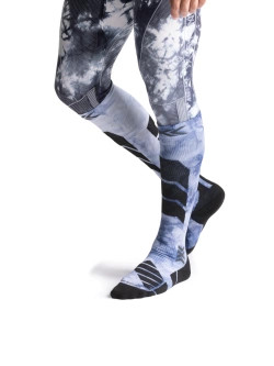 Skarpety termoaktywne X-Socks Ski Expert Wild niebiesko-czarne