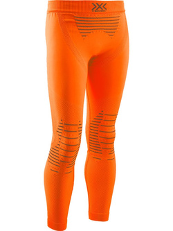 Legginsy termoaktywne dziecięce X-Bionic Invent 4.0 pomarańczowe