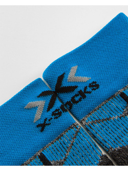 Skarpety X-Socks Ski Rider Silver 4.0 szaro-niebieskie