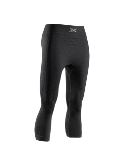 Legginsy termoaktywne damskie 3/4 X-Bionic Mightywool czarne