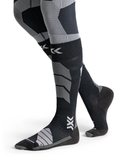 Skarpety termoaktywne damskie X-Socks Ski Expert OTC czarno-szare