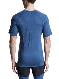 Koszulka termoaktywna z krótkim rękawem X-Bionic Xceed Run niebieska
