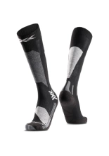 Skarpety termoaktywne damskie X-Socks Ski Discover OTC szaro-czarne