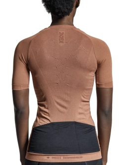 Koszulka termoaktywna damska X-Bionic XCeed Ride kolarska z krótkim rękawem pomarańczowa