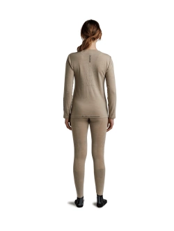Koszulka termoaktywna damska X-Bionic Mightywool z długim rękawem beżowa
