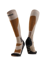 Skarpety termoaktywne X-Socks Snowboard Discover OTC brązowo-beżowe