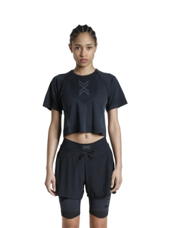 Koszulka termoaktywna X-Bionic XCeed Run do biegania z krótkim rękawem czarna