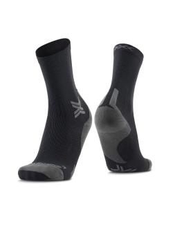 Skarpety termoakywne X-Socks Run Discover Crew czarno-szare
