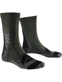 Skarpety termoaktywne X-Socks Hike Expert Silver Crew zielono-czarne