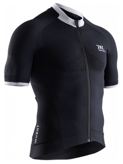 Koszulka męska X-Bionic Invent 4.0 Bike Race Zip czarna
