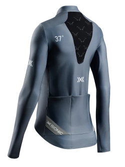 Koszulka termoaktywna damska z długim rękawem X-Bionic Corefusion Ride Warm czarno-szara