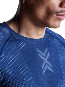 Koszulka termoaktywna z długim rękawem X-Bionic Xceed Run granatowa
