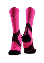 Skarpety termoaktywne X-Socks Bike Expert Crew różowo-czarne