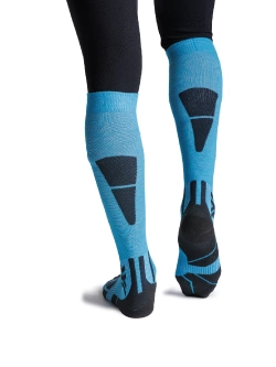 Skarpety termoaktywne X-Socks Ski Perform Merino OTC niebiesko-czarne