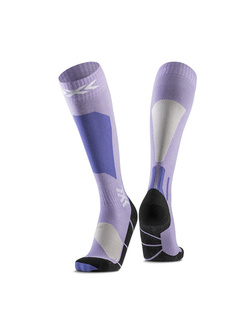 Skarpety termoaktywne X-Socks Ski Discover Merino OTC fioletowe