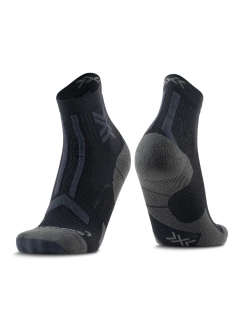 Skarpety termoaktywne X-Socks TrailRun Discover Ankle czarno-szare