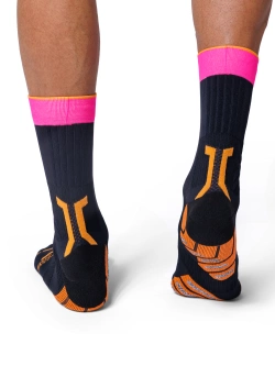 Skarpety termoaktywne X-Socks Trailrun Terraskin Expert czarno-różowe