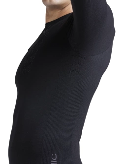 Koszulka termoaktywna X-Bionic Mightywool długim rękawem czarna
