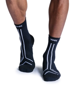 Skarpety termoakywne X-Socks Trailrun Terraskin Expert Crew czarno-białe