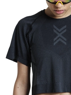 Koszulka termoaktywna X-Bionic XCeed Run do biegania z krótkim rękawem czarna