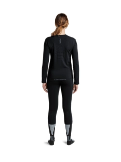 Koszulka termoaktywna damska X-Bionic Mightywool z długim rękawem czarna