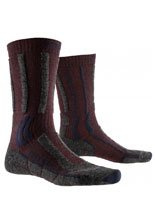 Skarpety X-Socks Trek X Merino LT szaro-czerwone
